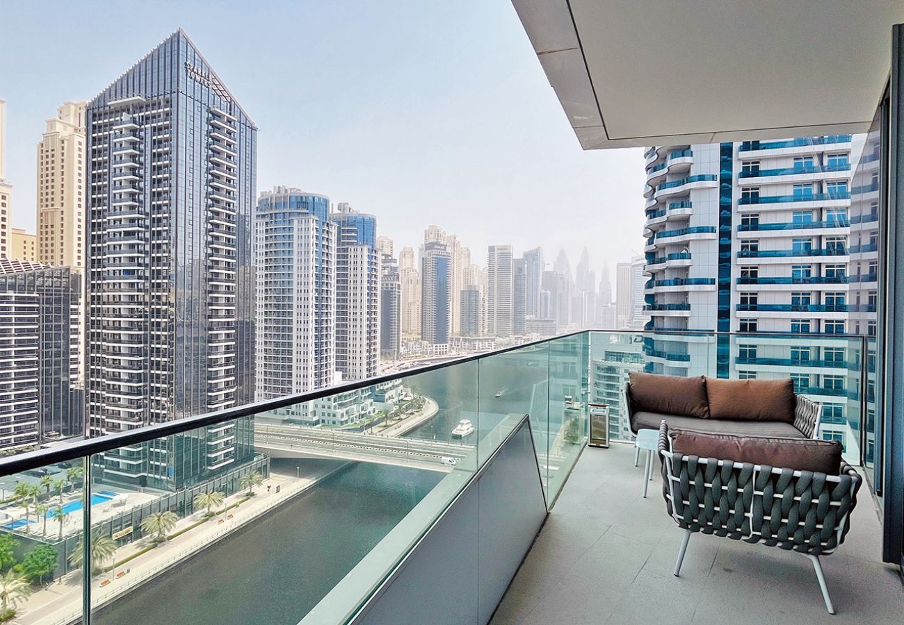 Apartment in Dubai - Exquisite 1BR in Stella Maris, Marina & Sea View