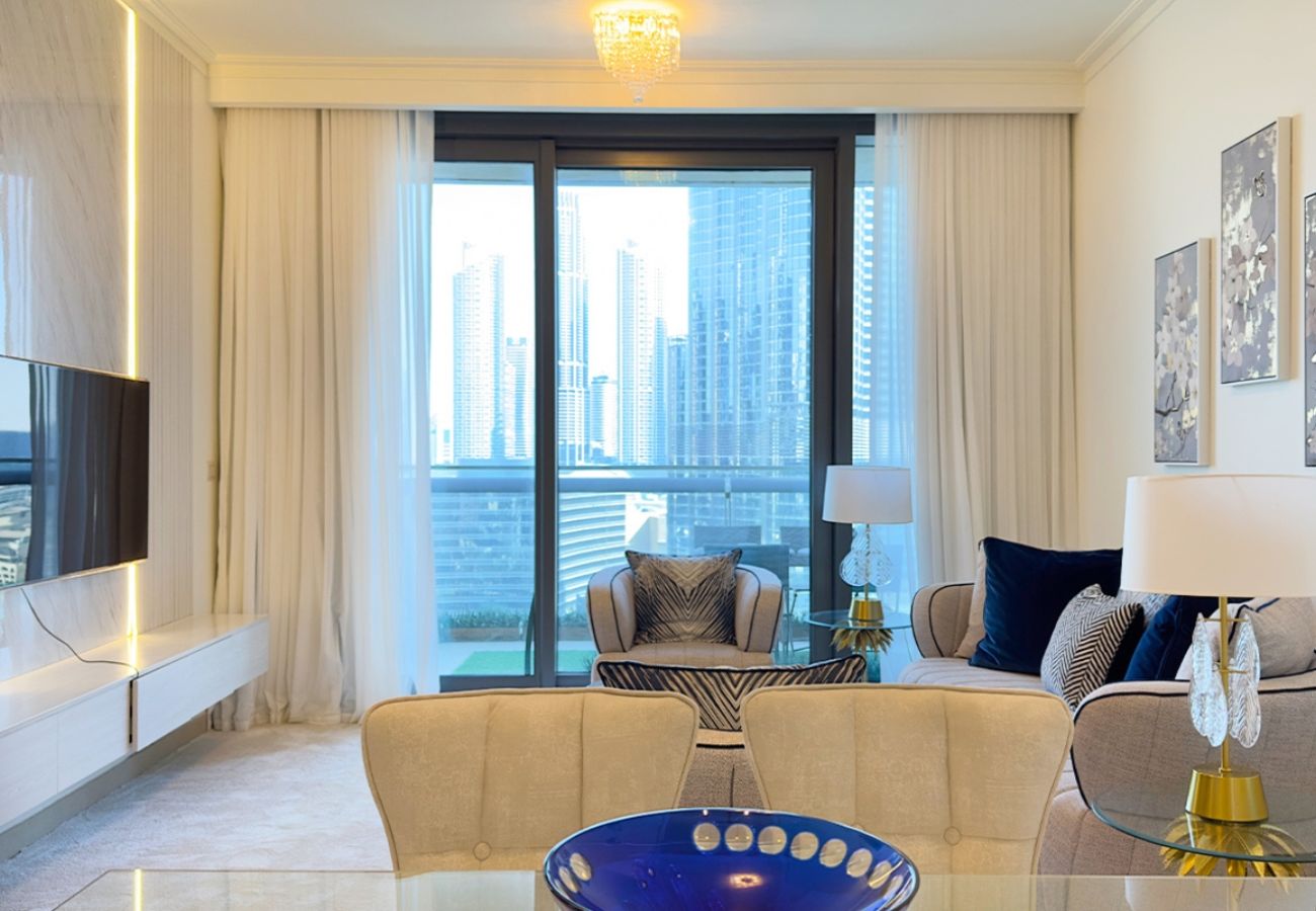 Apartment in Dubai -  Superb 1BR at Burj Vista, Downtown Dubai